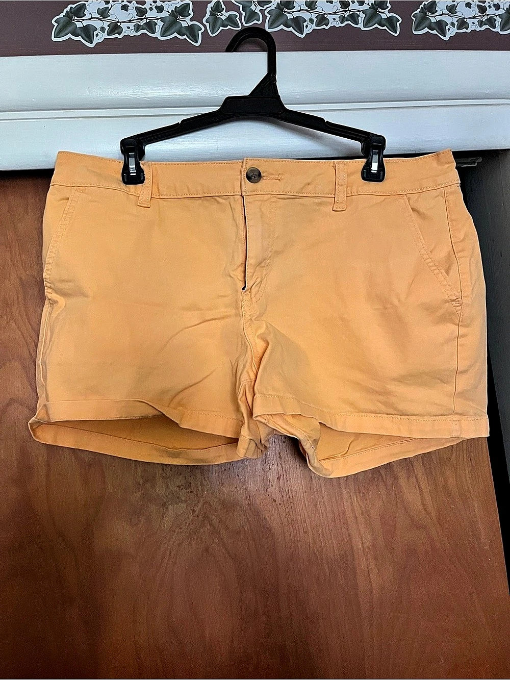 Ana Women's Orange High Waist Shorts Like New